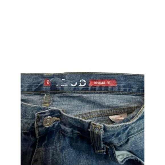 Izod Men's Straight Leg Medium Relaxed Blue Jeans 38 x 34 - Picture 5 of 5